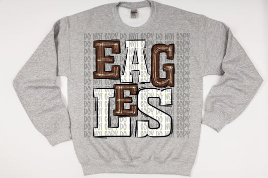 Eagles - Sudadera marrón y blanca | Venta al por mayor