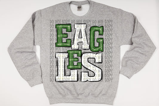 Eagles - Sudadera verde y blanca | Venta al por mayor