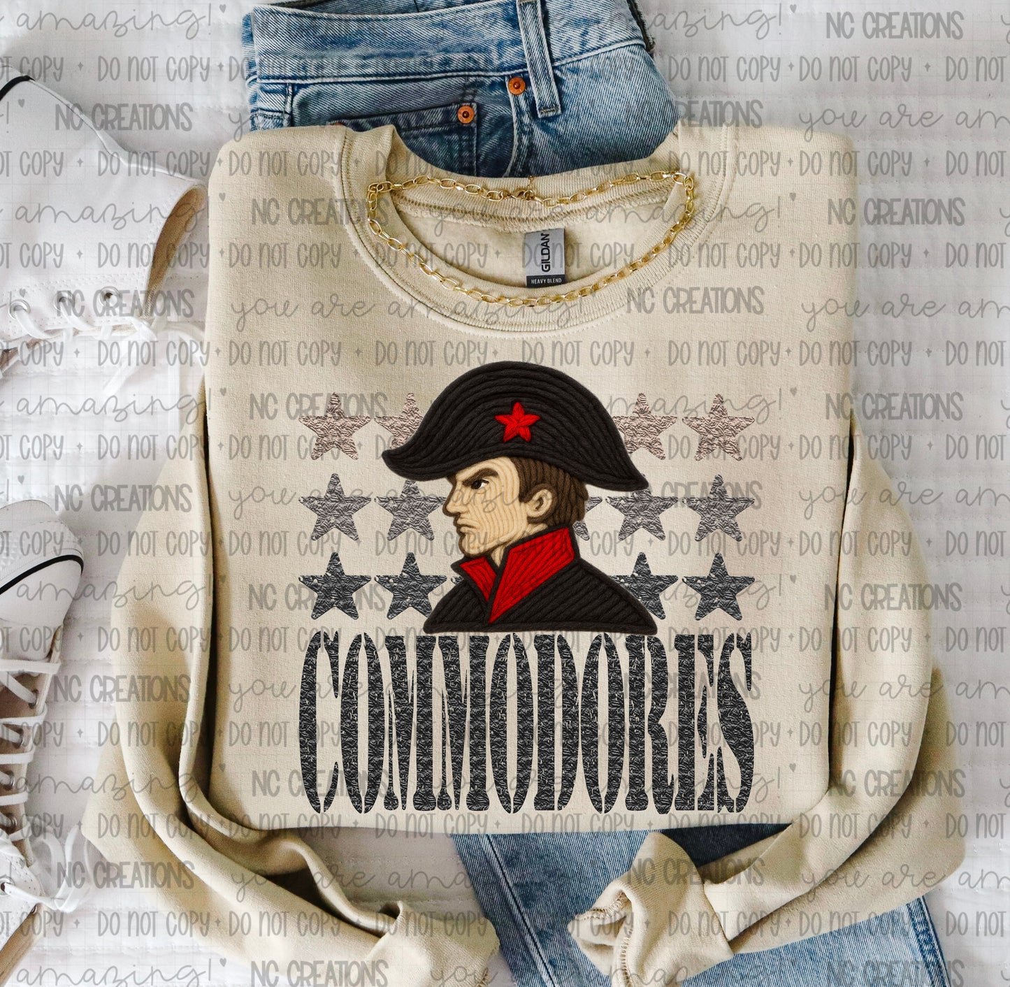 Commodores Yarn Mascot