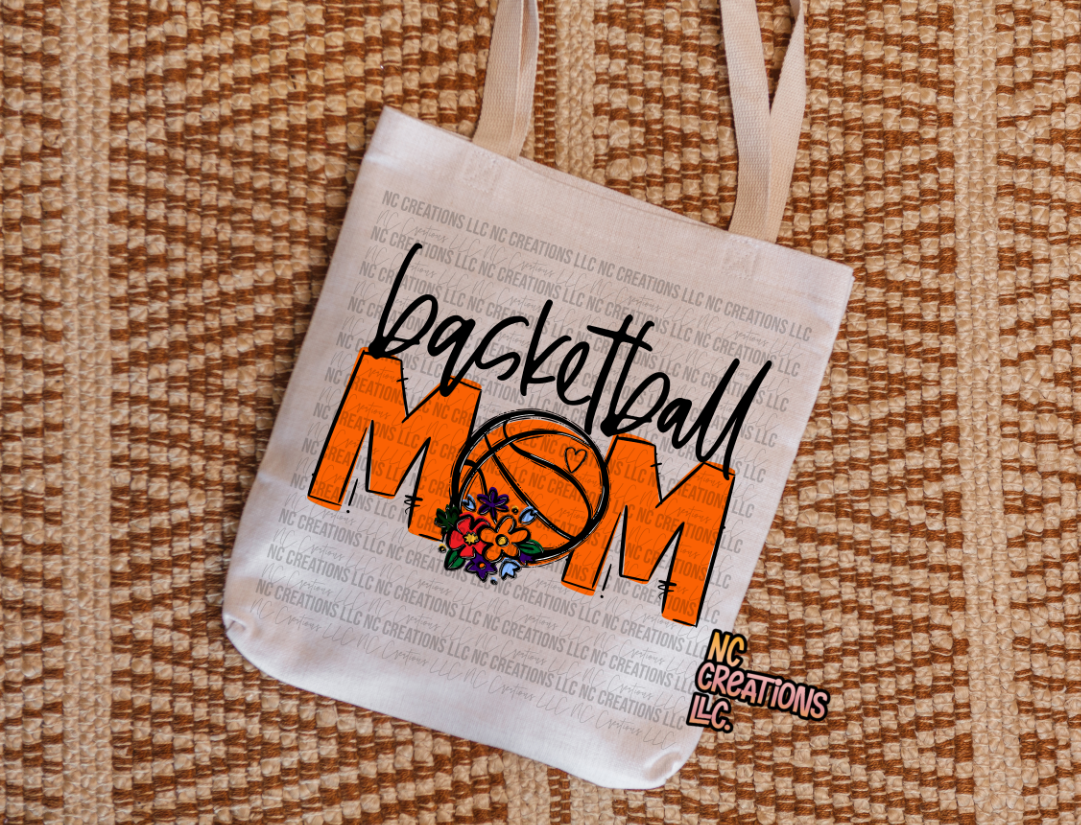 Mamá de baloncesto Bolsa de tela