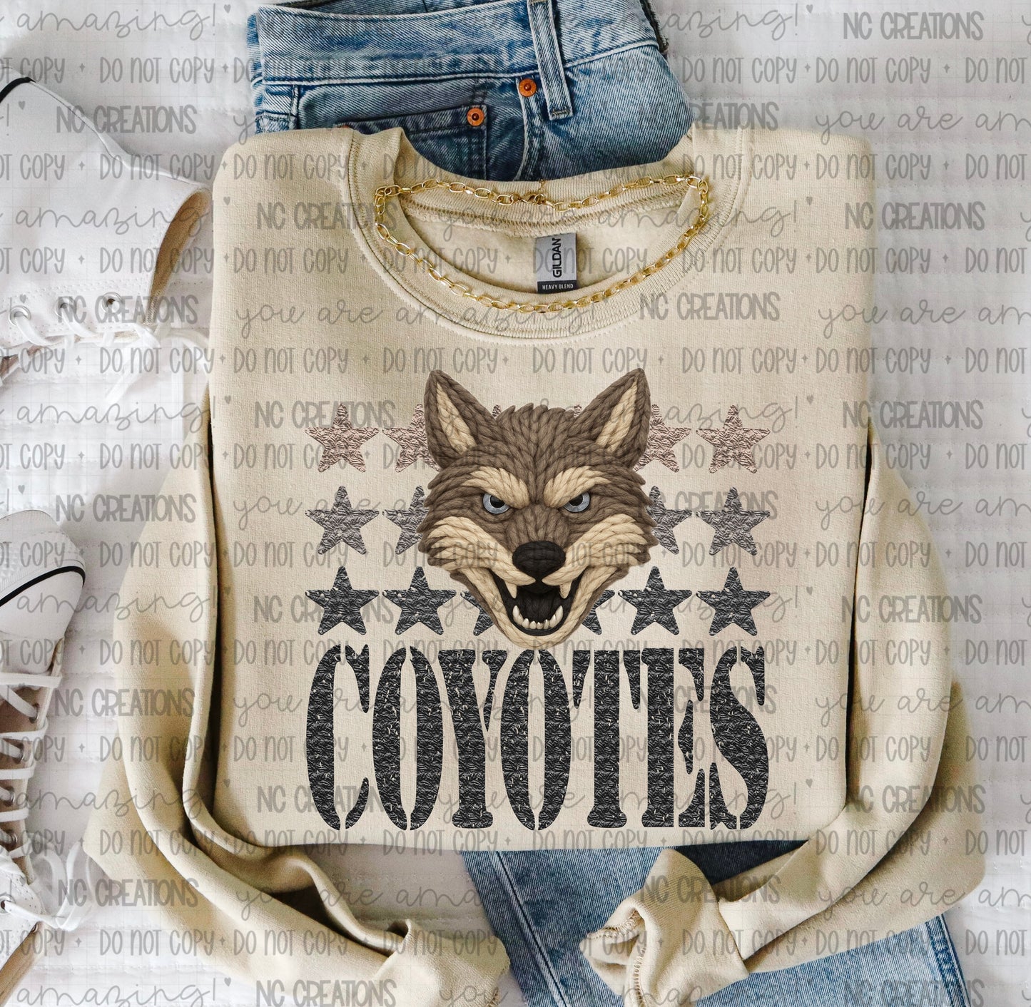 Coyotes Yarn Mascot