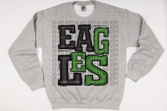 Eagles - Sudadera verde y negra | Venta al por mayor