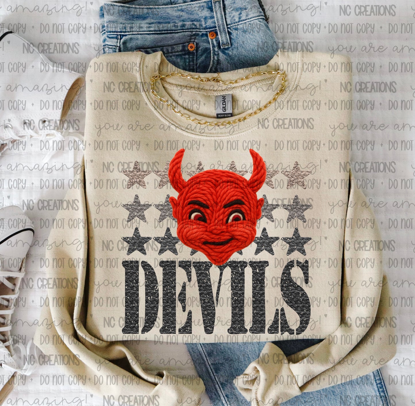 Devils Yarn Mascot