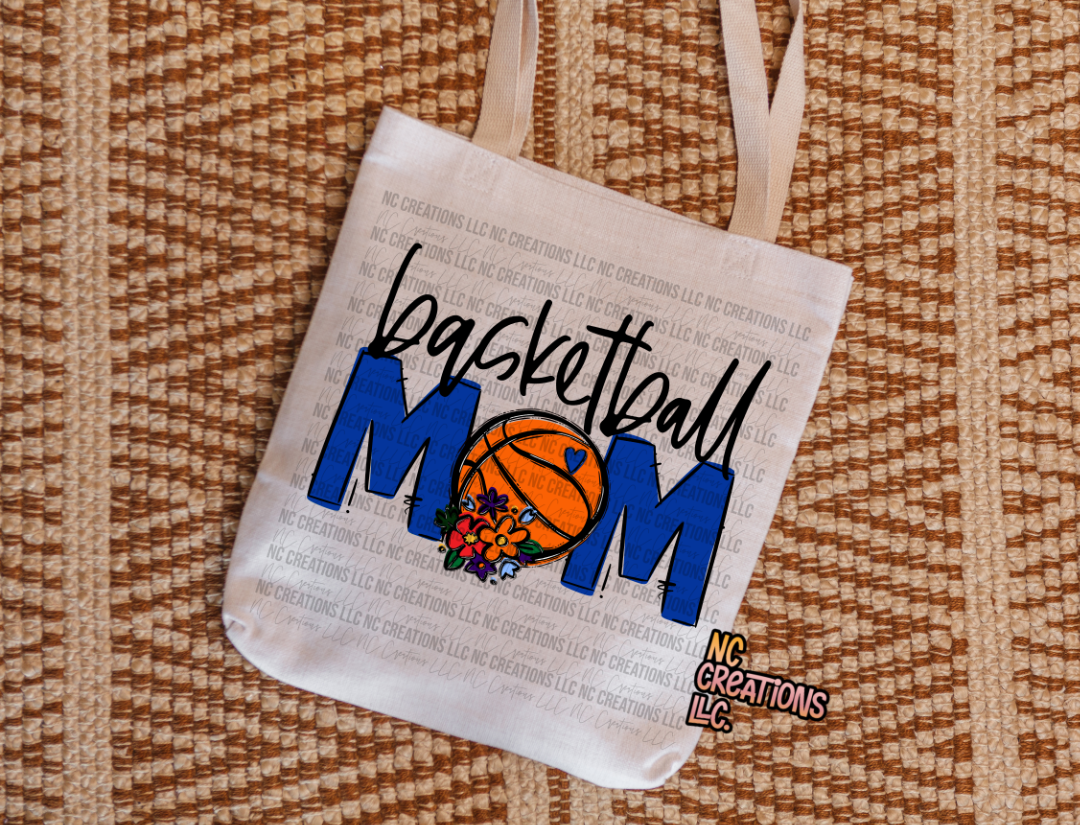 Mamá de baloncesto Bolsa de tela