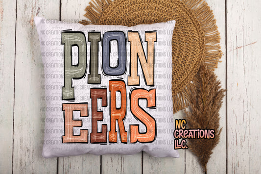 Pioneers Boho Pillow
