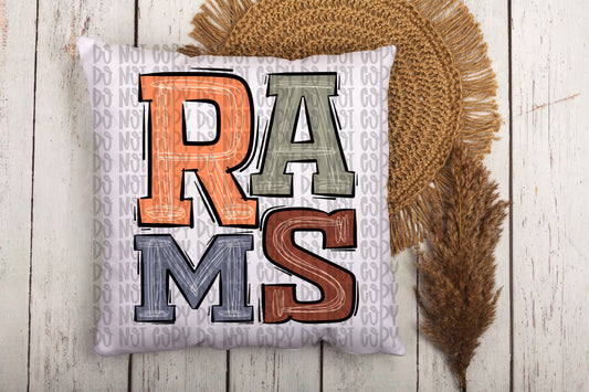 Oreiller Rams Boho | Vente en gros et livraison directe 