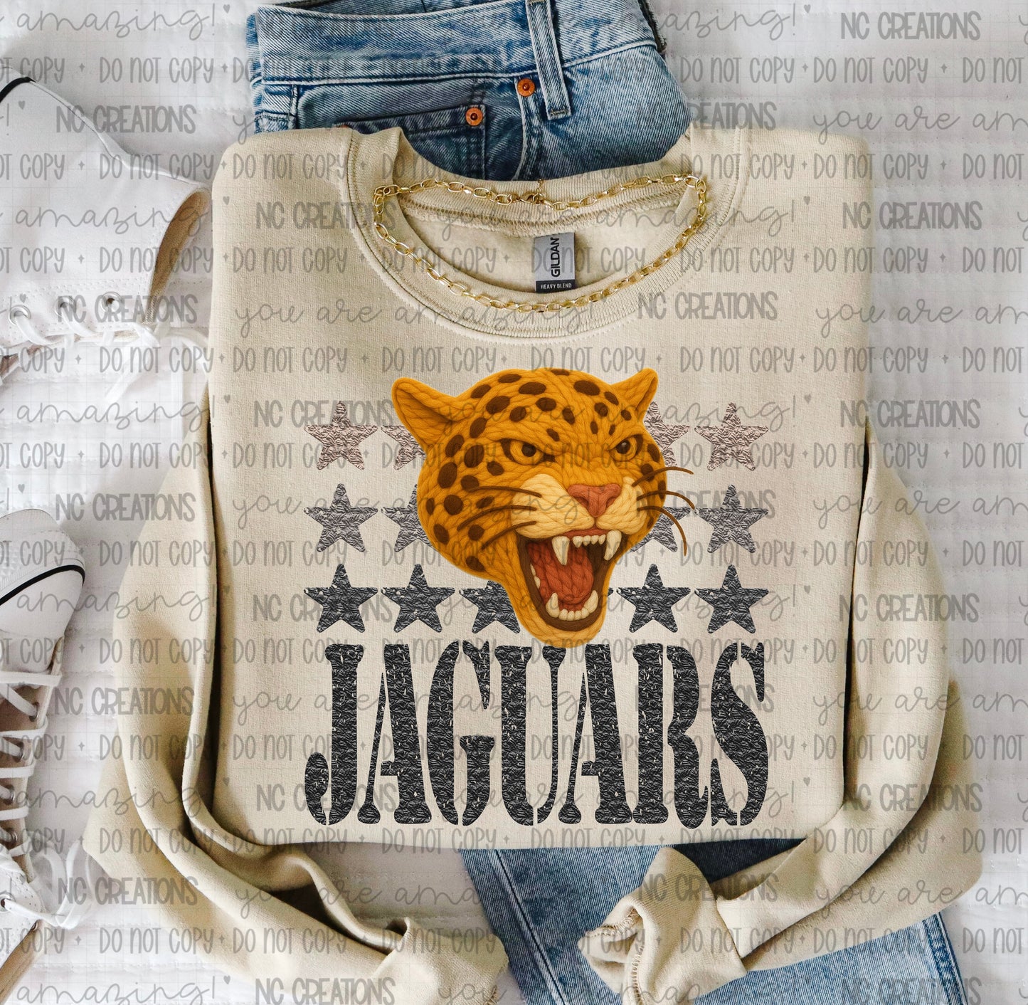 Jaguars Yarn Mascot