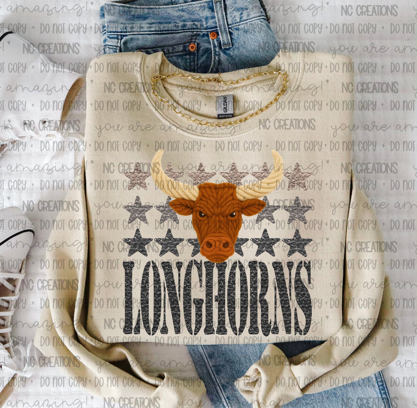 Longhorns Yarn Mascot