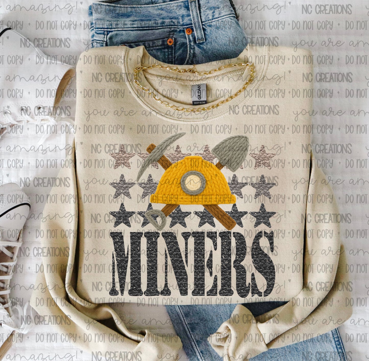 Miners Yarn Mascot
