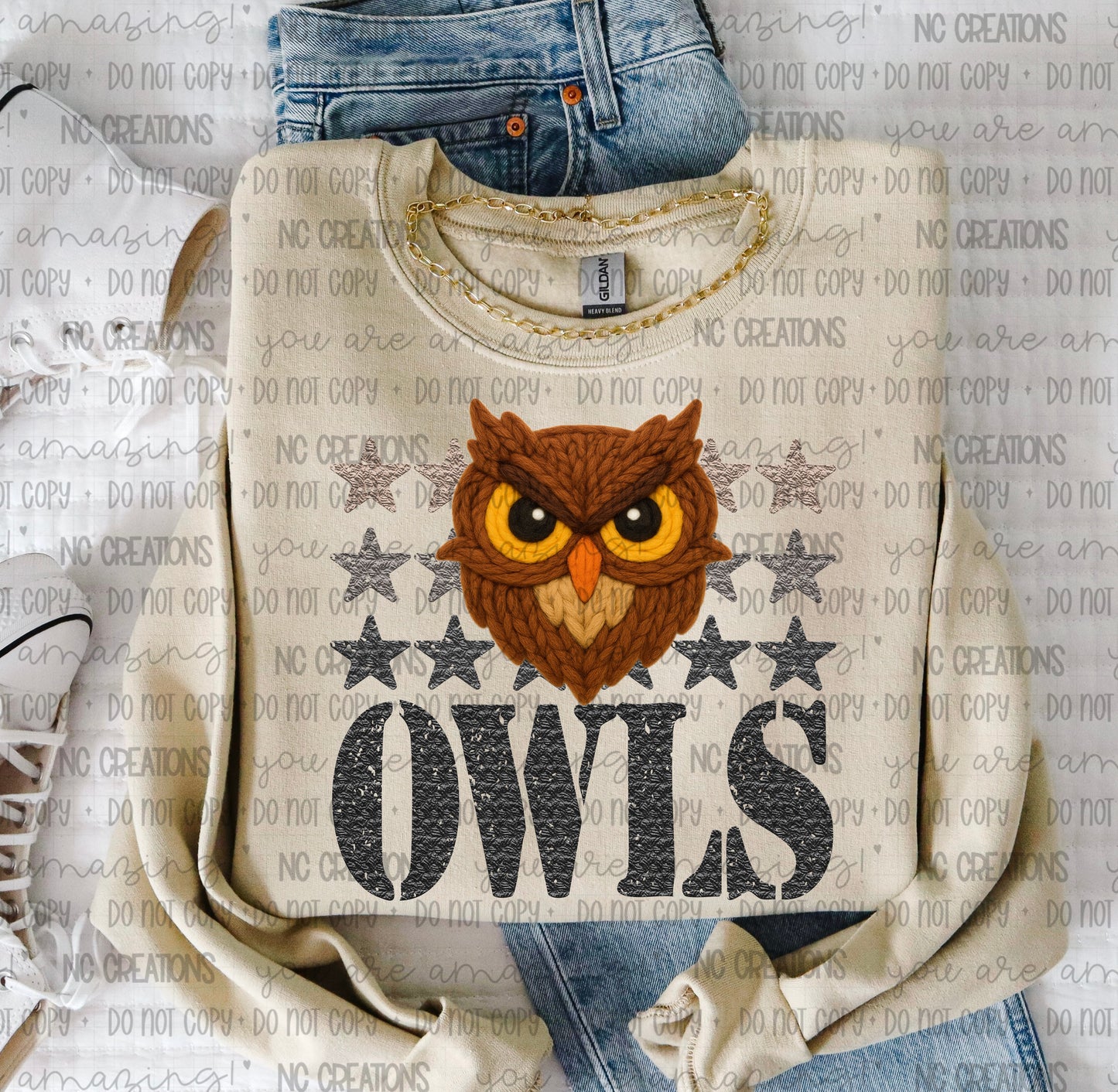 Owls Yarn Mascot