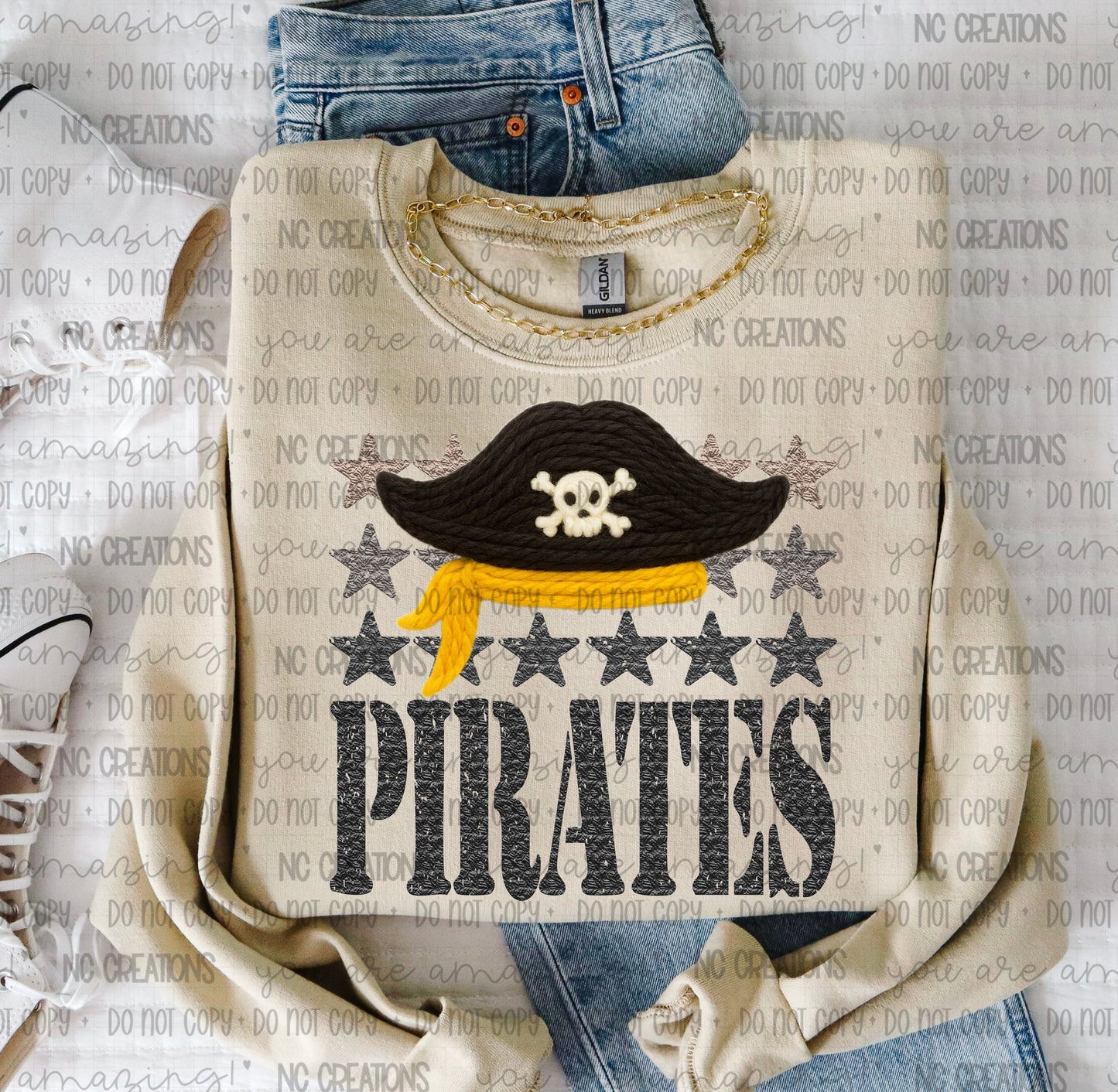 Pirates Yarn Mascot