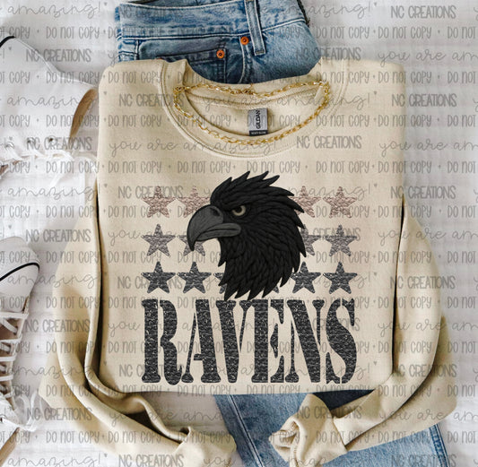 Ravens Yarn Mascot