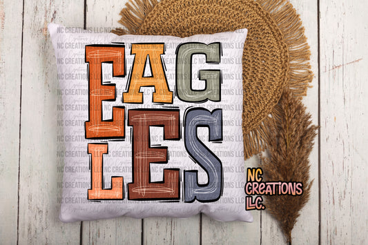 Eagles Boho Pillow