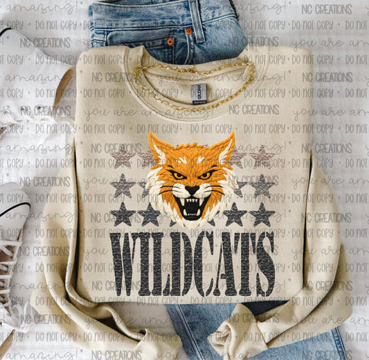 Wildcats Yarn Mascot