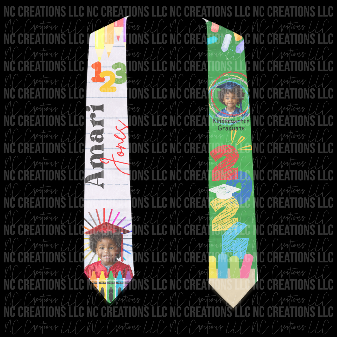 Custom Kids Graduation Stole