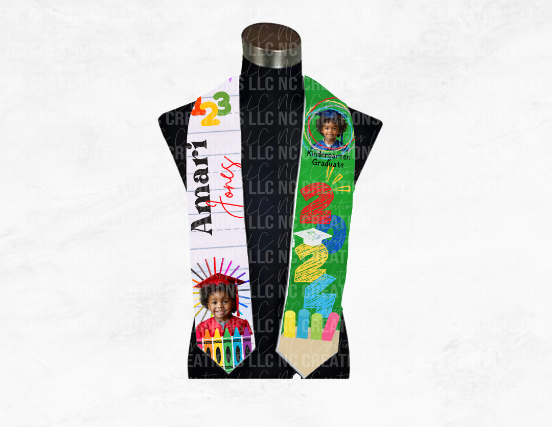 Custom Kids Graduation Stole