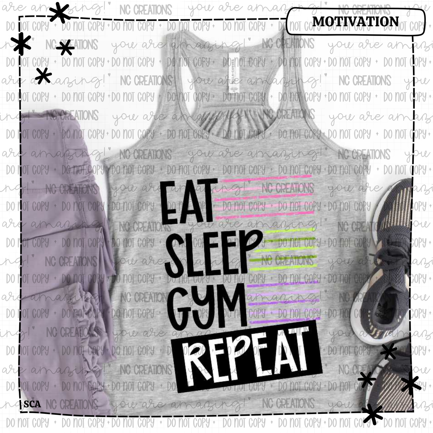 Eat Sleep Gym Repeat