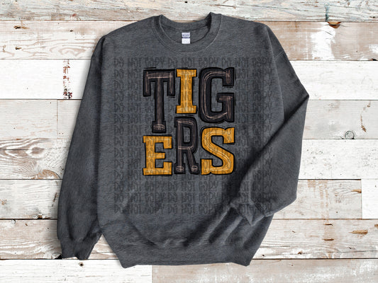 Tigres - Sudadera negra y dorada de Vegas | Venta al por mayor y envío directo