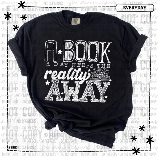A book a day keeps the reality away Wholesale