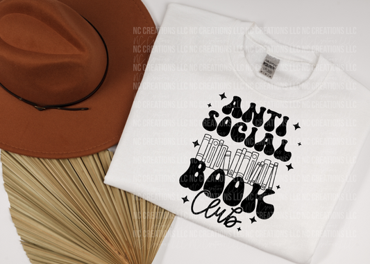 Anti Social Book Club Black