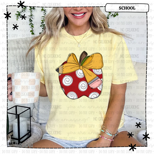 Apple Pencil Coquette Bow