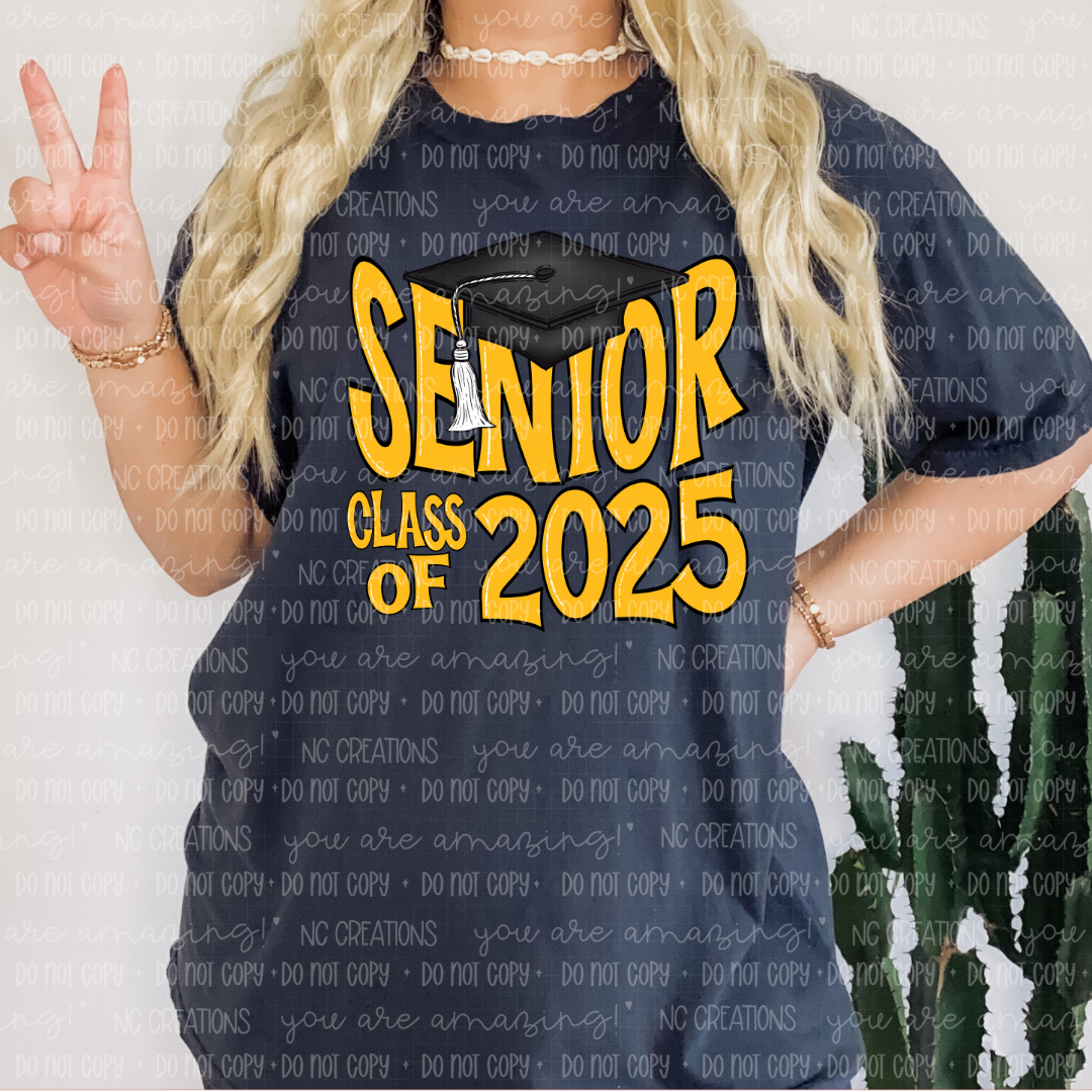 Senior 2025 Cap Athletic Gold