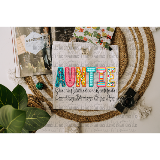 Auntie Clothed In Gratitude Wholesale