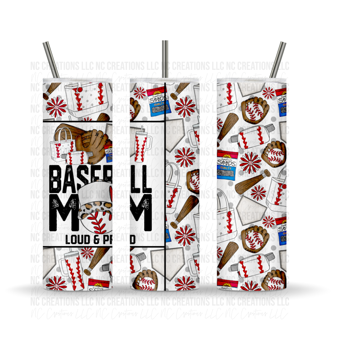 Baseball Mom 20oz Tumbler