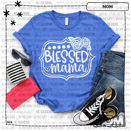 Blessed Mama Flower Frame