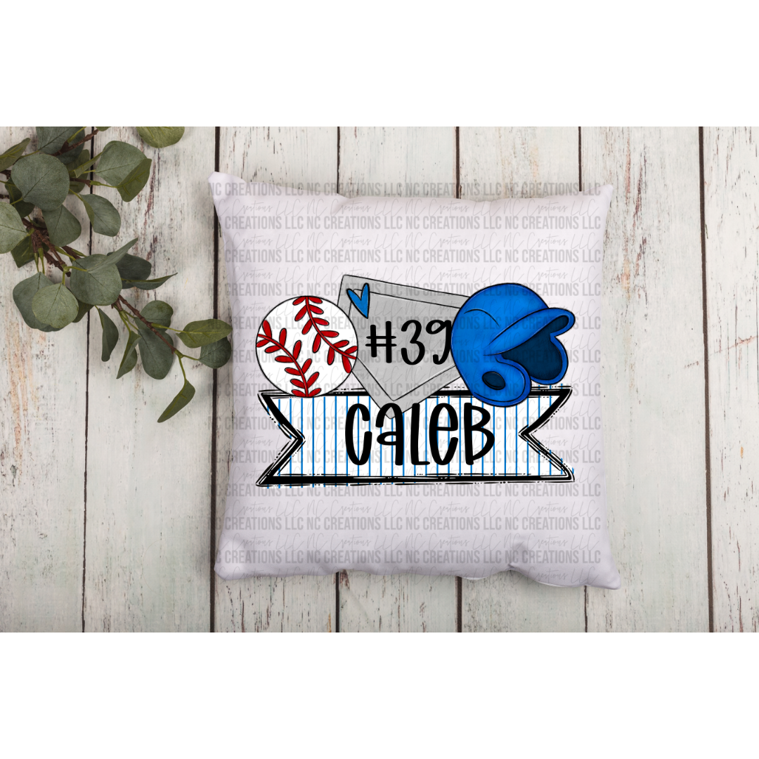 Baseball Trios Pillow