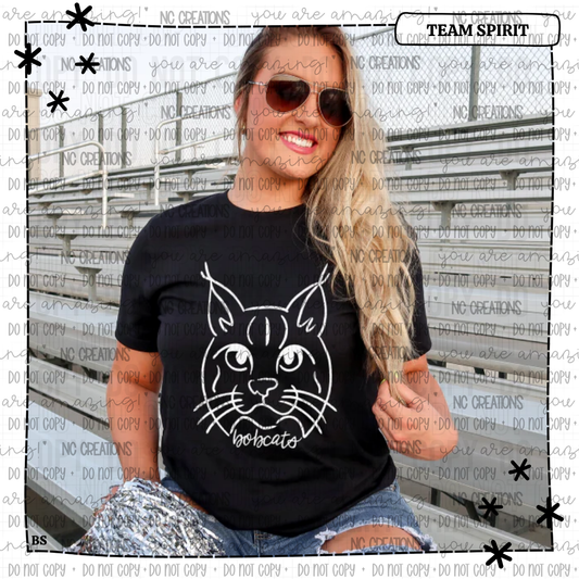 Bobcats Doodle Mascot