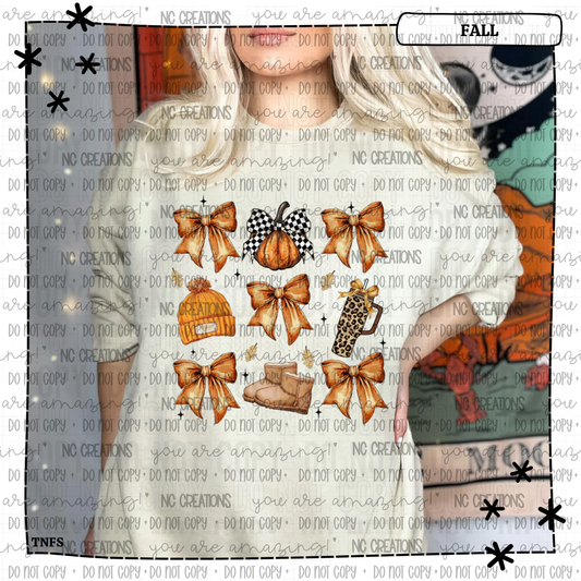 Bow Pumpkin Collage