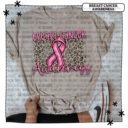 Breast Cancer Awareness Leopard