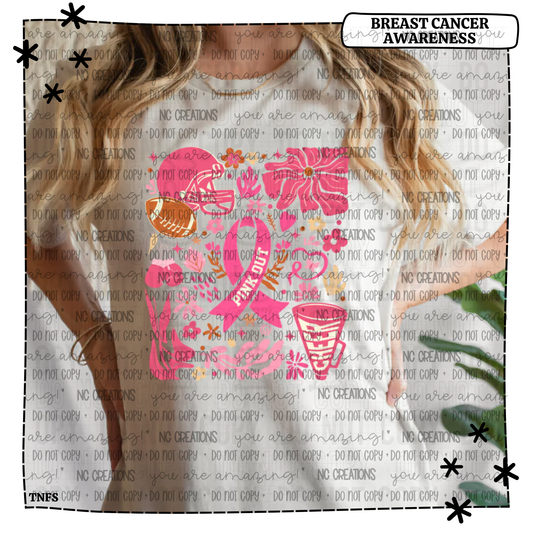 Breast Cancer Boho Collage