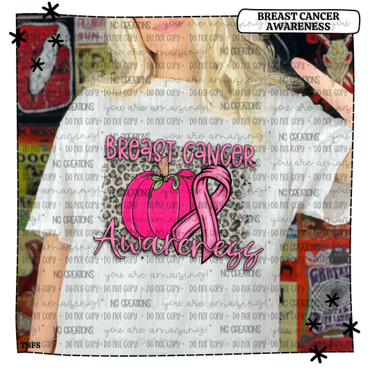 Breast Cancer Pumpkin