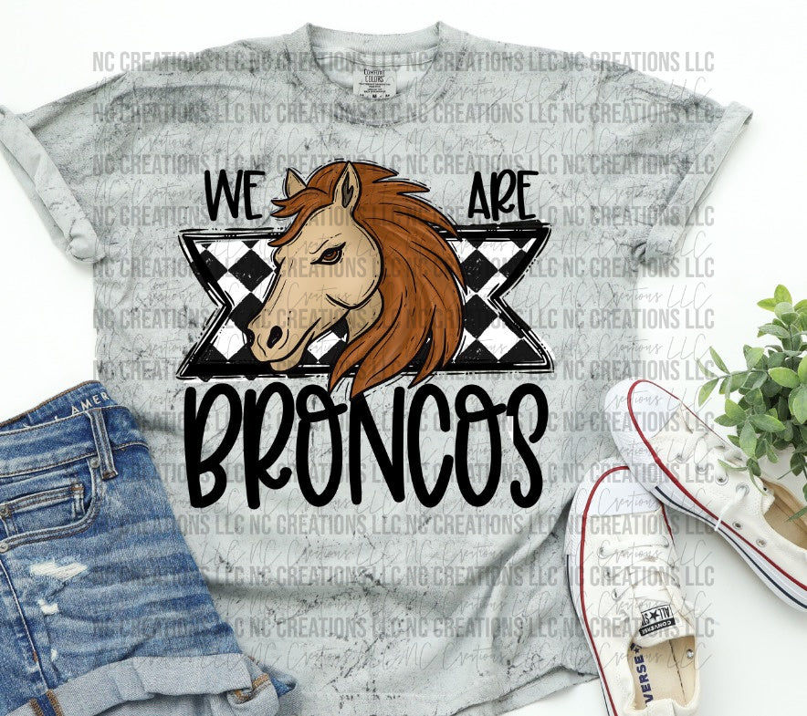 We Are Broncos Mascot