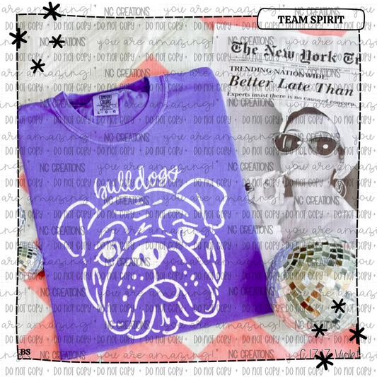 Bulldogs Doodle Mascot