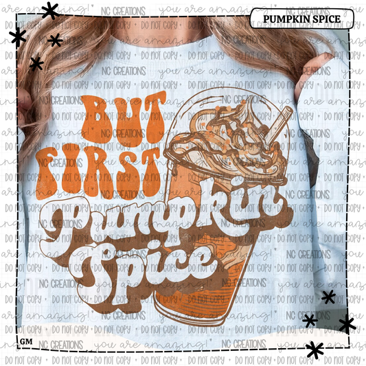 But First Pumpkin Spice Orange
