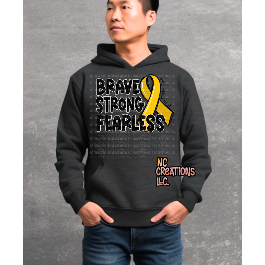 Childhood Cancer Awareness Hooded Sweatshirt