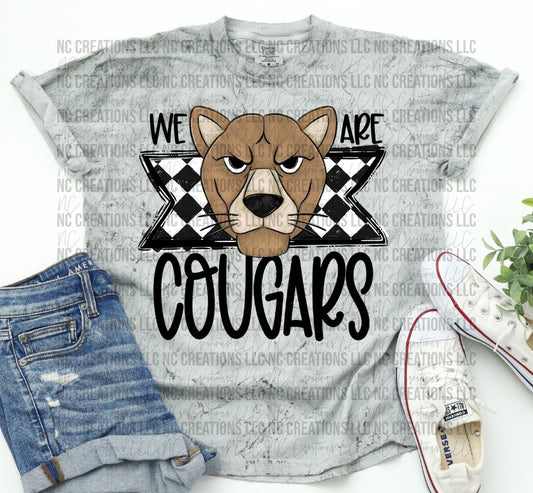 We Are Cougars Mascot