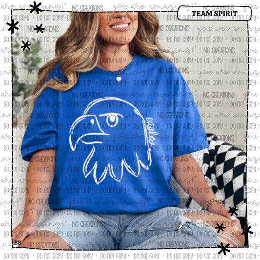 Eagles Doodle Mascot