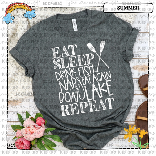 Eat Sleep Lake Repeat