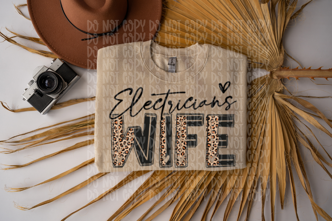 Electrician's Wife Graphic Tee Wholesale