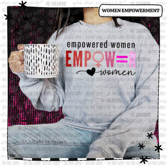 Empowered Women Black and Pink