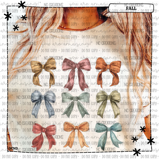 Fall Bow Ribbons