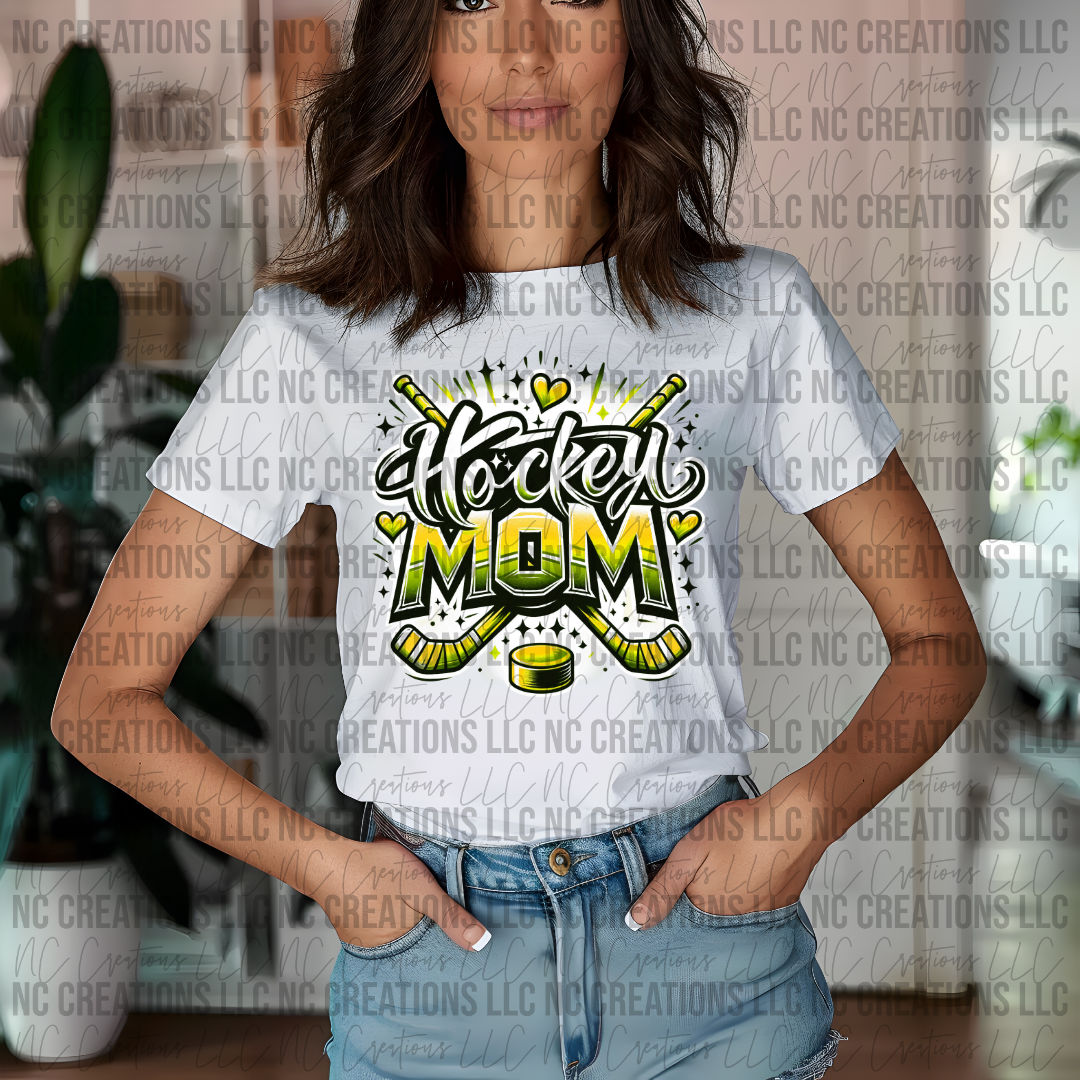 Hockey Mom Faux Airbrush