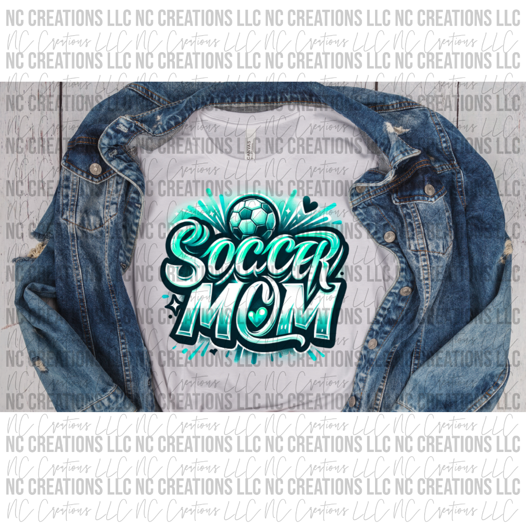 Soccer Mom Faux Airbrush