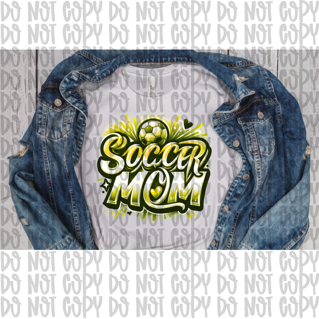 Soccer Mom Faux Airbrush