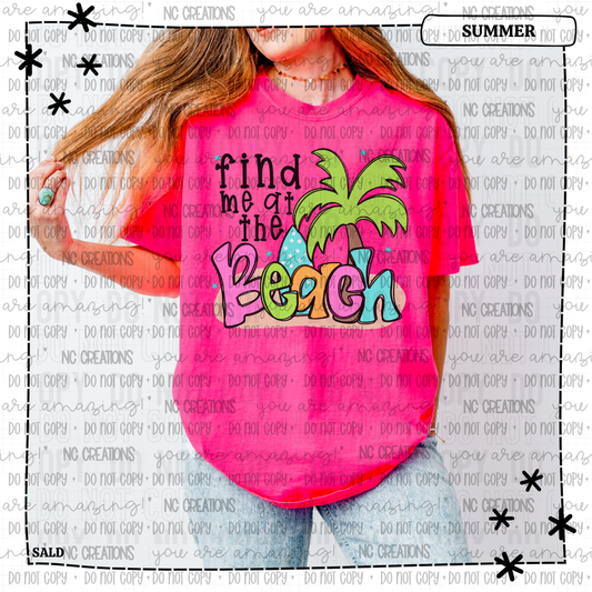 Find me at the beach
