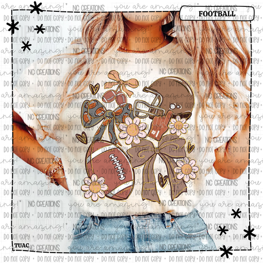 Football Coquette Cute